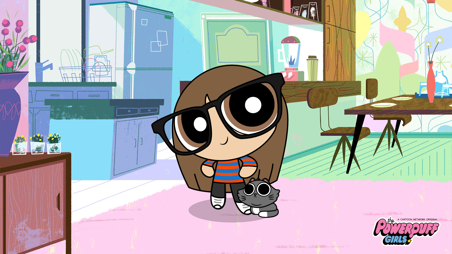 wallpaper of PPG Christy with a cat