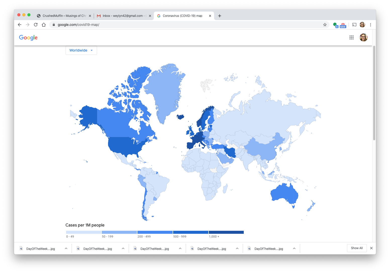 Life in the time of Pandemic – part 2 – CrushedMuffin